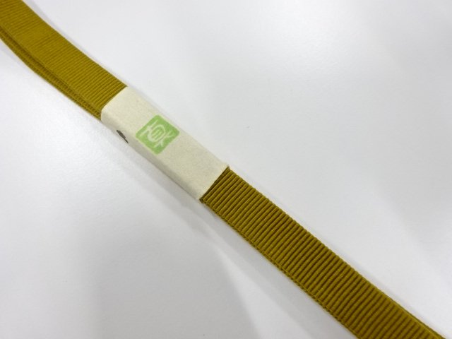  未使用品　正絹　帯留め用　手組三分紐